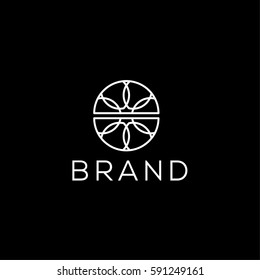 Fashion vector logo design template