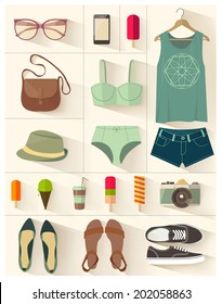 Fashion vector set