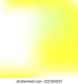 Fashion Vector Vivid Lemon Gradient Mesh. Smooth Color Bright Liquid Blurry Wallpaper. Vibrant Multicolor White Yellow Neon Blurred Texture. Light Trendy Watercolor Spotlight Gradient Background.