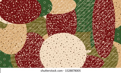 Fashion vintage fabric background vector