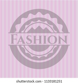 Fashion vintage pink emblem