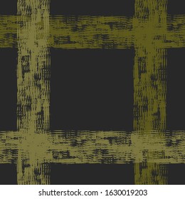 Fashion watercolor brush stripes seamless pattern. Hand drown paint strokes graffiti  For textile.