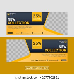Fashion Web Banner Template Design