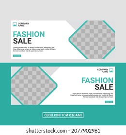Fashion Web Banner Template Design