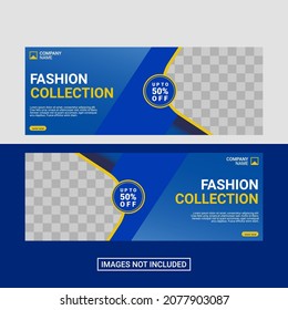 Fashion Web Banner Template Design