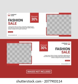 Fashion Web Banner Template Design