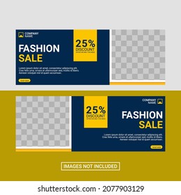 Fashion Web Banner Template Design