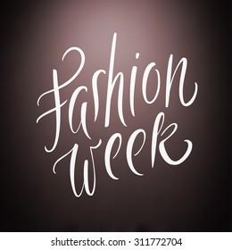 Fashion week.