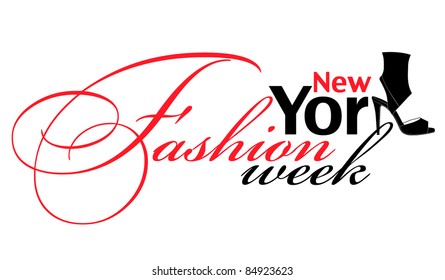 Fashion week design element (New York)