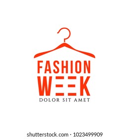 Fashion Week Vector Template Design