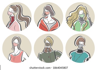The fashion which I attached a mask to. The infection prevention.