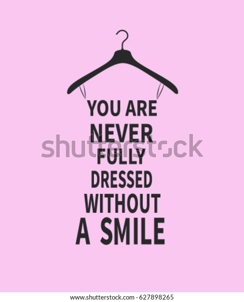 Fashion Woman Dress Made Quote Vector Stock Vector (Royalty Free) 627898265