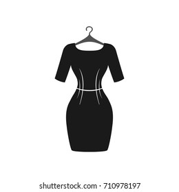 Fashion Woman dresses set.Vector.Summer party. Short elegant little black dresses.iIlustration,background.Lady Apparel . Mourning ,funeral clothes wardrobe