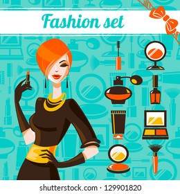 Fashion woman set