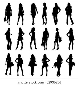 Fashion Woman Silhouettes