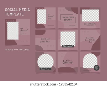 Fashion Women Template Post Puzzle Social Media