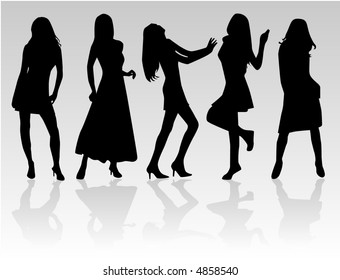 Fashion  Women, vectors work