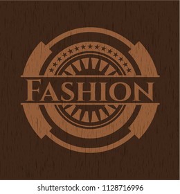 Fashion wood emblem. Vintage.