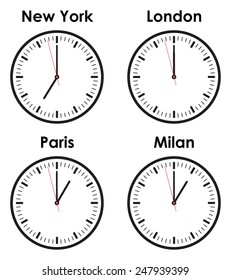 fashion world clocks
