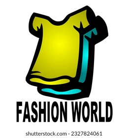 fashion world t-shirt template vector design
