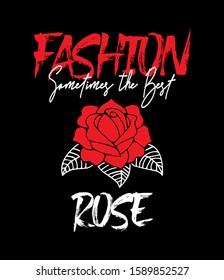 "Fashion" writing typography, tee shirt graphics,Black and white slogan.t-shirt printing.Can be used on t-shirts, hoodies, mugs, posters and any other merchandise.