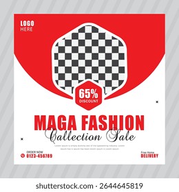 Fashion yearly sale social media instagram post