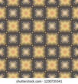 Fashion Zigzag Pattern. Vector Background. For Scrapbooking Design, Printing, Wallpaper, Decor, Fabric, Invitation.