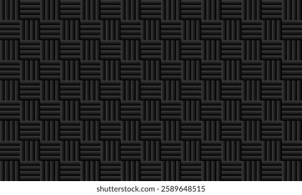 Fashionable 3D black background vector
Vector background of soundproofing panel, wallpaper, wall, icon