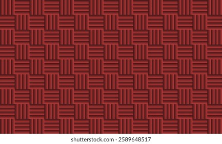 Fashionable 3D red background vector
Vector background of soundproofing panel, wallpaper, wall, icon