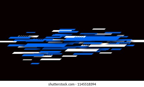 Fashionable abstract background. Composition of geometric shapes. Vector illustration of a sports poster.