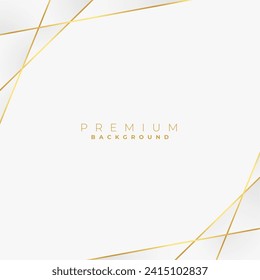fashionable and abstract shiny golden lines background vector