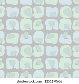 Fashionable animal print vector seamless.The skins of animals.The theme of Safari and Africa.Template for Wallpaper, postcard, paper, fabric, web page.Black and white spots.