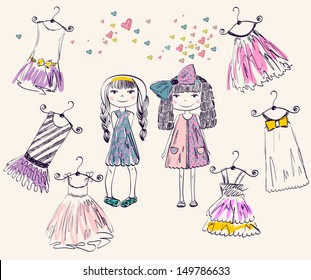 fashionable beautiful clothes for little girls