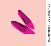 fashionable bright pink shoes, fashion and style