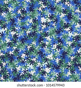 Fashionable camouflage from oblique six-pointed stars.
