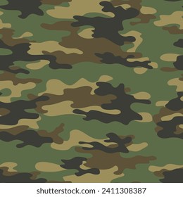 
Fashionable camouflage pattern, military background, vector fabric texture, urban background