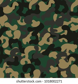 Fashionable camouflage pattern, vector illustration. Military print. Can be used for textile and wallpaper