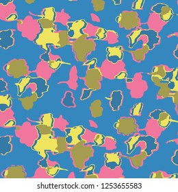 Fashionable camouflage pattern, vector illustration.