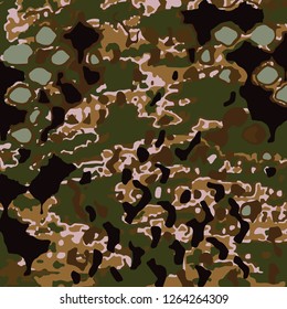 Fashionable camouflage pattern, vector illustration