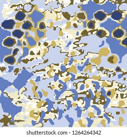 Fashionable camouflage pattern, vector illustration