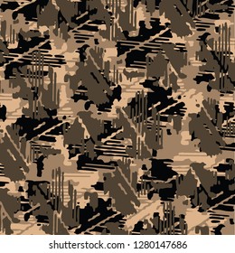 Fashionable camouflage pattern, vector illustration