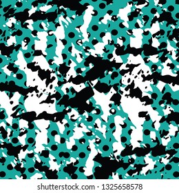 Fashionable camouflage pattern vector illustration