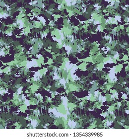 Fashionable camouflage pattern vector illustration Military print  Vector wallpaper