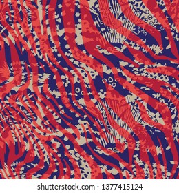 Fashionable camouflage pattern, vector illustration. Animal print, leopard texture 