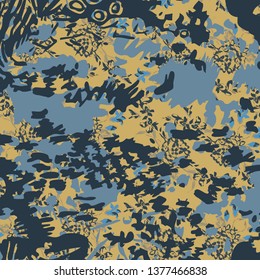 Fashionable camouflage pattern, vector illustration.