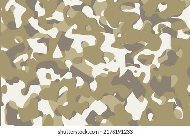 Fashionable camouflage pattern, vector illustration. Military print .Seamless vector wallpaper