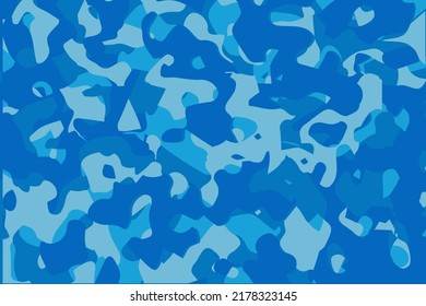 Patrón de camuflaje de moda, ilustración vectorial. Papel de pared de un vector sin costura
