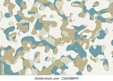 Fashionable camouflage pattern, vector illustration. Military print .Vector wallpaper
