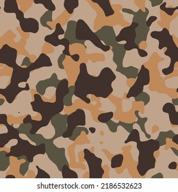Fashionable camouflage pattern, vector illustration. Military print .Seamless vector wallpaper