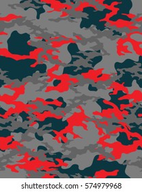 Fashionable camouflage pattern, vector illustration. Military print. Seamless vector wallpaper